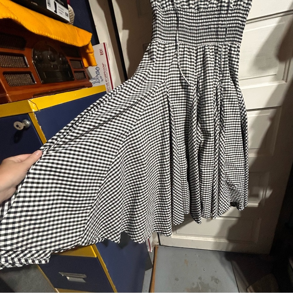 Grace Elements Monochrome Gingham Checkered Full … - image 8